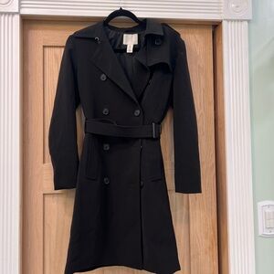 H&M Black Trench Coat